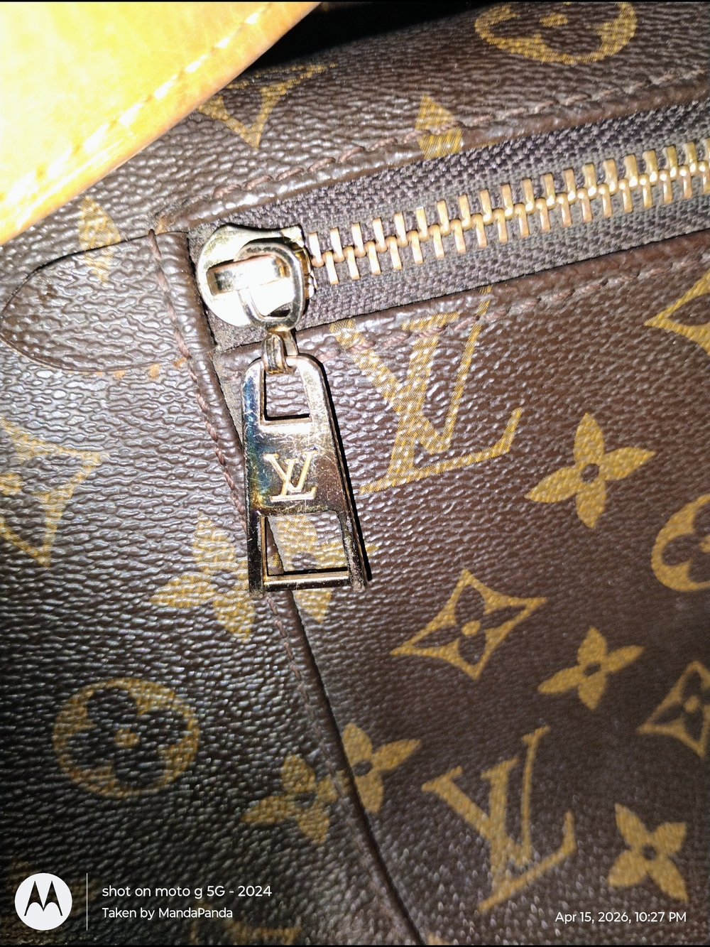 Louis Vuitton Monogram Canvas Brown & Tan Hobo Shoulder Bag - Picture 2 of 11